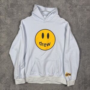 Drew Skate House Hoodie Adult 2XL XXL Blue Pullover Skateboarding Justin Bieber